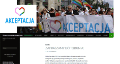 Desktop Screenshot of akceptacja.org